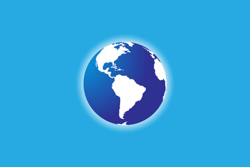 3D Earth vector. Earth vector illustration.