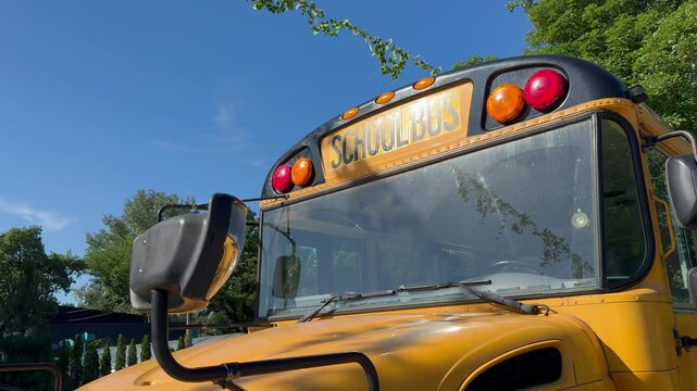 School bus children educational transport