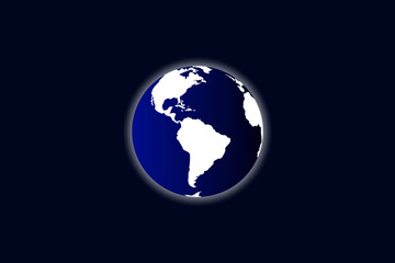3D Earth vector. Earth vector illustration.