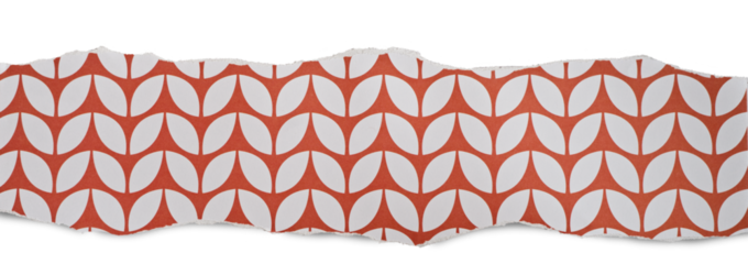 Papier podarty, komunikat, podarta krawędź papieru, podarte kartki  vintage czerwień wyizolowana png