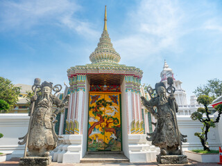 Obraz premium Beautiful Thai Day in Thailand Popular with foreigners.
