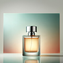 perfume bottle isolated on white