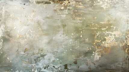Photograph of a soft metallic background with delicate brushstrokes, creating a textured and artisanal feel.