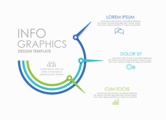 Infographic design template with place for your data. Vector illustration.
