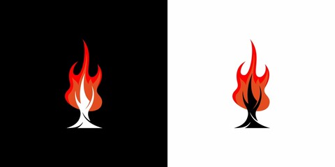 Guitar tree logo. Perfect for plant businesses or companies related to the logo.