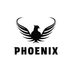 phoenix logo design concept idea 