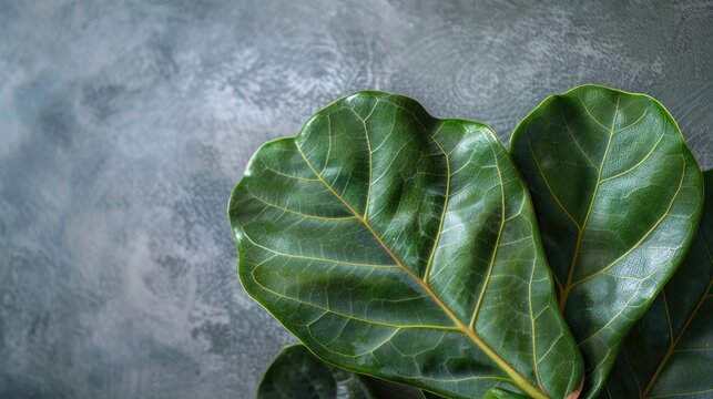 Ficus Lyrata leaf