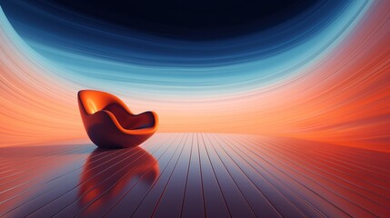 Abstract Space With Chair