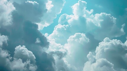 Fototapeta premium Beautiful cloudy skies weather backdrop