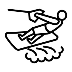 Wakeboarding Icon