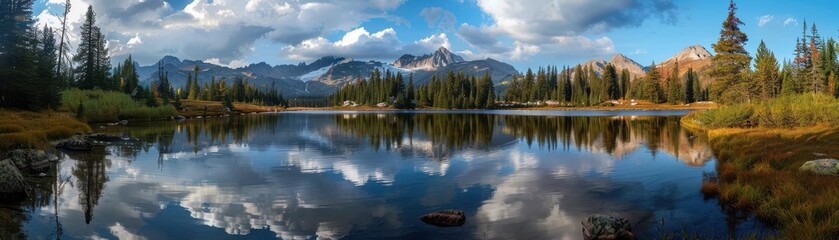 Mountain Lake Reflection