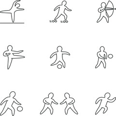 exercises icons collection 
