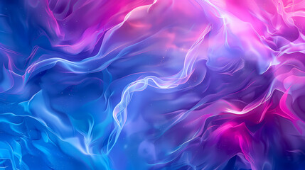 Obraz premium Abstract background with blue, purple and pink colors, swirling shapes and fluid lines