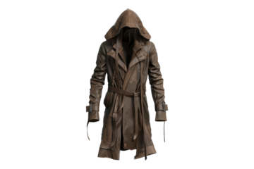 Concealment coat isolated on transparent background