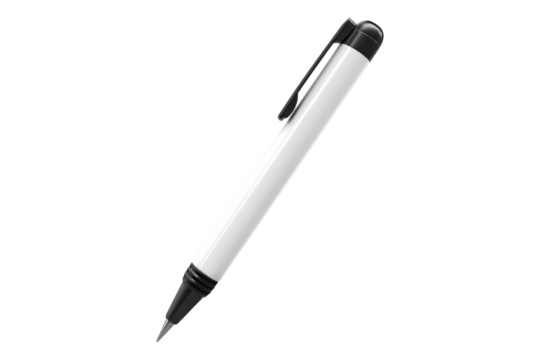 Correction pen isolated on transparent background