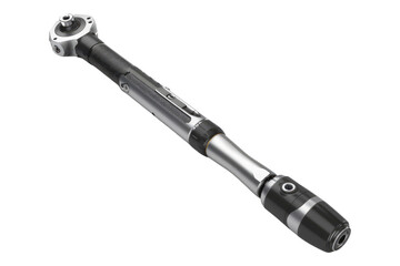 Drive electronic torque wrench isolated on transparent background