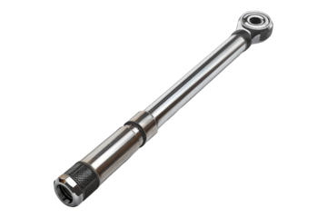Drive electronic torque wrench isolated on transparent background