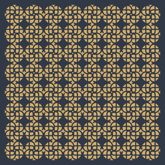 Gold polygonal background seamless pattern