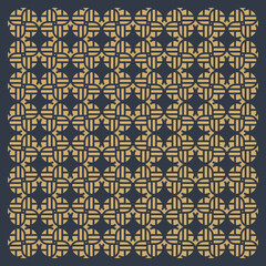 Gold polygonal background seamless pattern