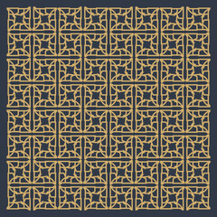 Gold polygonal background seamless pattern