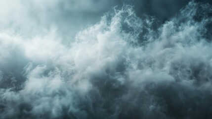 Fototapeta premium Foggy Atmosphere and Steam Effects Realistic Mockup