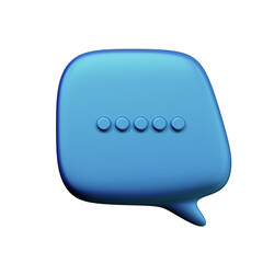 Various 3D cartoon icons of messages