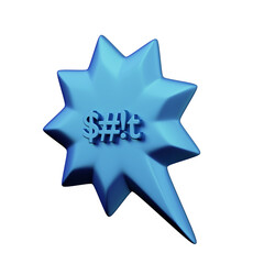 Various 3D cartoon icons of messages