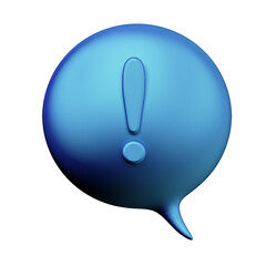 Various 3D cartoon icons of messages