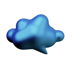 Various 3D cartoon icons of messages