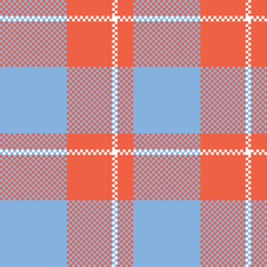 Tartan Plaid Vector Seamless Pattern. Plaid Pattern Seamless. for Scarf, Dress, Skirt, Other Modern Spring Autumn Winter Fashion Textile Design.