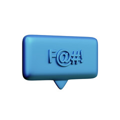 Various toon 3D icons and signs