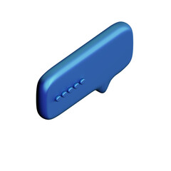 Various toon 3D icons of speech bubbles