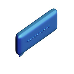 Various toon 3D icons of speech bubbles