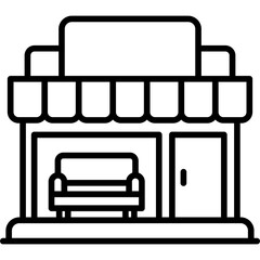 Furniture Store Icon