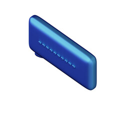 Various toon 3D icons of speech bubbles