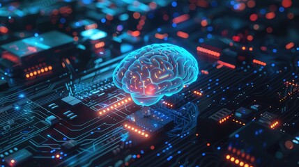 Obraz premium The Future of Intelligence