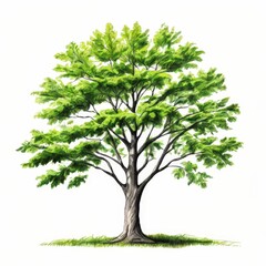 Fototapeta premium the AI Image Generator, tree on transparent background, High quality isolated tree