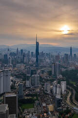 Obraz premium scenery in kuala lumpur city.kuala lumpur is the city in the malaysia