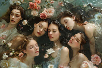 a group of girls, capturing their joyful moments together, highlighting friendship and camaraderie in a vibrant, lively setting