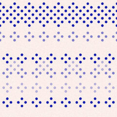 Faded electric blue glitch geo washed effect seamless pattern. Indigo dye grungy blotched distress abstract background texture repeat. 