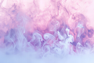 Fototapeta premium Title: Abstract Soft Pastel Smoke Background: Colorful, Airy, and Ethereal Artwork for Design Projects and Digital Illustration