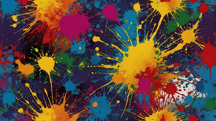 Obraz premium background with splashes, ai generated