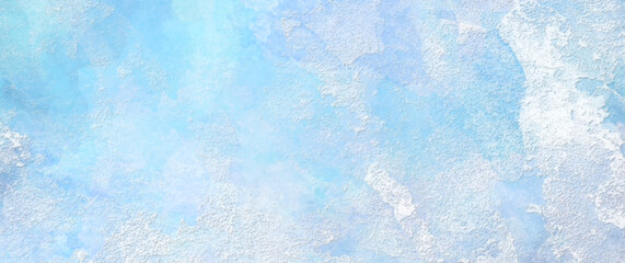 Blue Christmas vector background with vector grunge texture. Winter illustration. Frozen glass. Snow.
