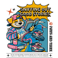 11 Sniffing Out Good Stories - Aesthetic Streetwear Transparent Graphic T-Shirt Design