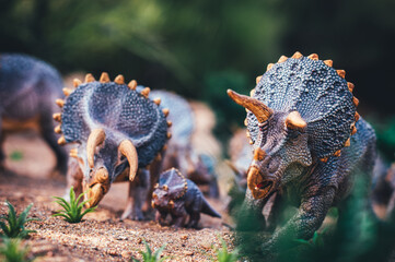 Triceratops Migration: A Herd on the Move © J.M. Tornero