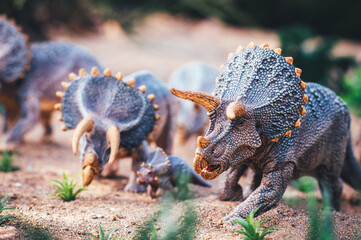 Triceratops Migration: A Herd on the Move © J.M. Tornero