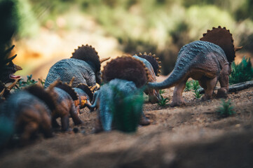 Triceratops Migration: A Herd on the Move © J.M. Tornero