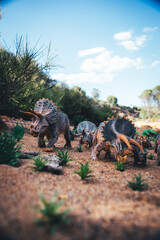 Triceratops Migration: A Herd on the Move © J.M. Tornero