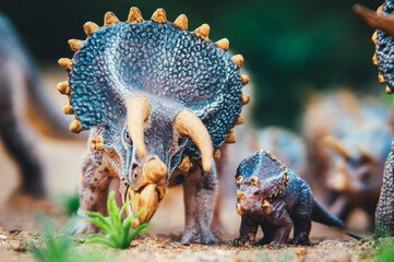 Triceratops Migration: A Herd on the Move © J.M. Tornero