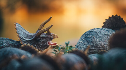 Triceratops Migration: A Herd on the Move © J.M. Tornero